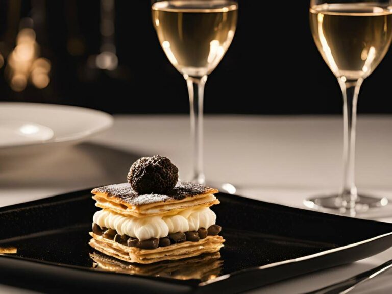 Blätterteig-Schichtdessert mit herzhafter Trüffel-Mascarpone-Creme ...
